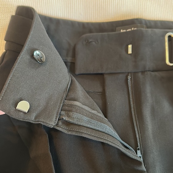 Bebe Stretch Twill Grommet Shorts Black Size 0 - Picture 7 of 14